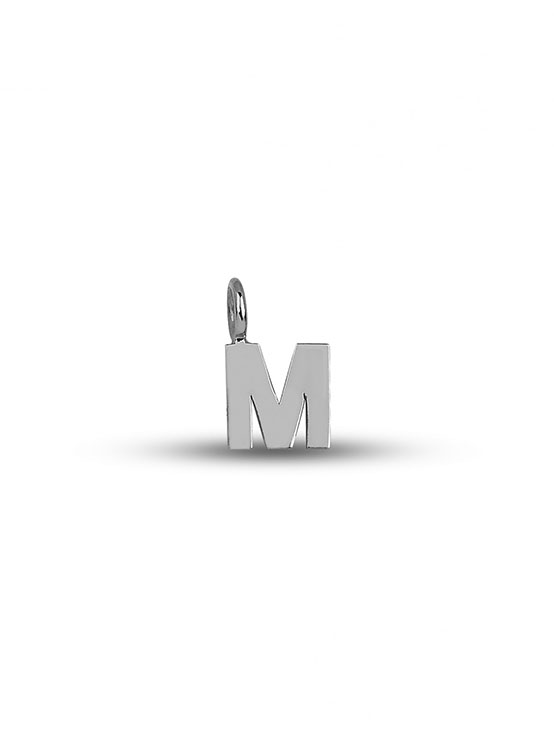 Letter M - Silver